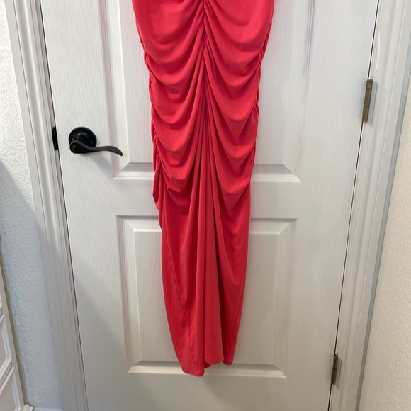 Michael Kors Women's Sleeveless Ruched Midi Dress - Picture 6 of 6